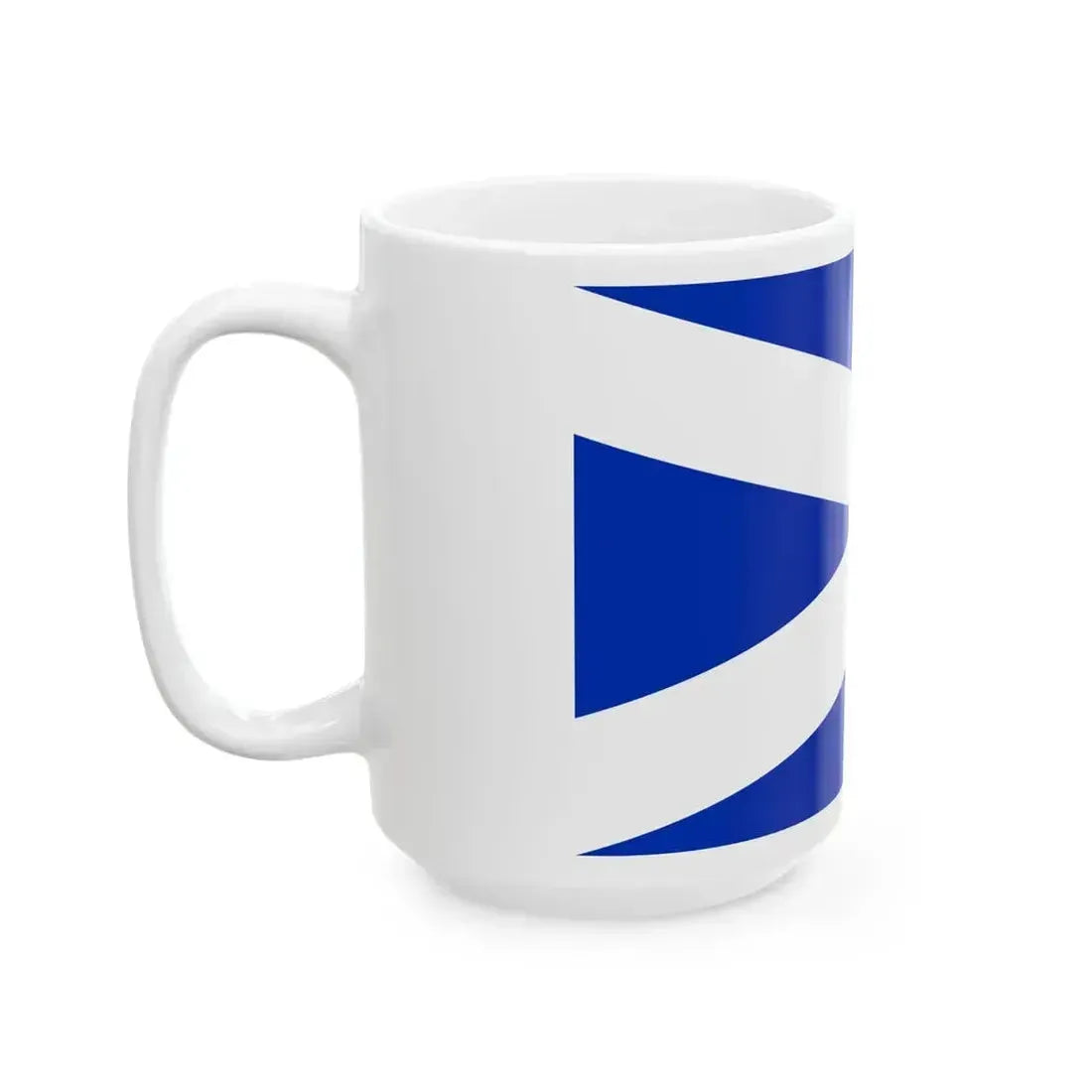 Flag of District Ungheni (Moldova) White Coffee Mug - Go Mug Yourself
