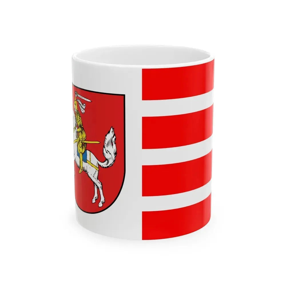 Flag of Dithmarschen Germany - White Coffee Mug 11oz - Go Mug Yourself