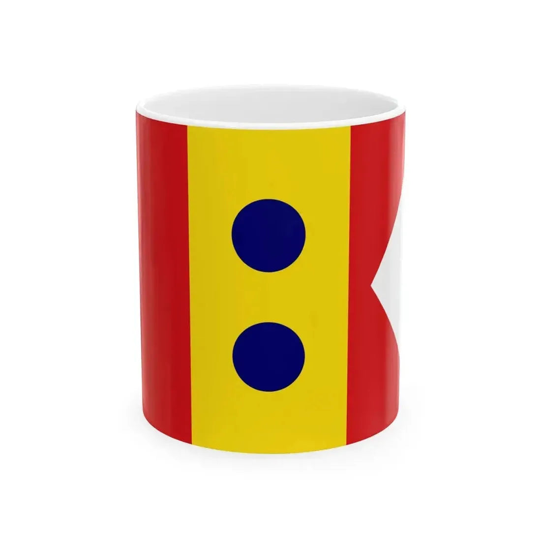 Flag of Division General Spain 1923-1931 1938-1977 (Spain) White Coffee Mug 11oz - Go Mug Yourself
