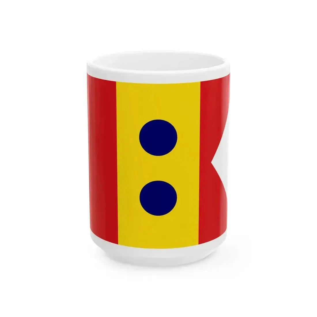Flag of Division General Spain 1923-1931 1938-1977 (Spain) White Coffee Mug 15oz - Go Mug Yourself