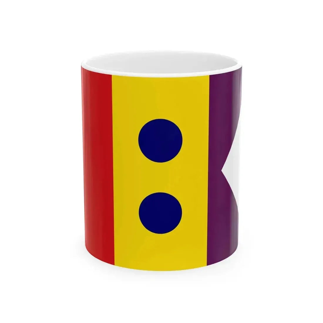 Flag of Division General Spain 1931-1939 (Spain) White Coffee Mug 11oz - Go Mug Yourself