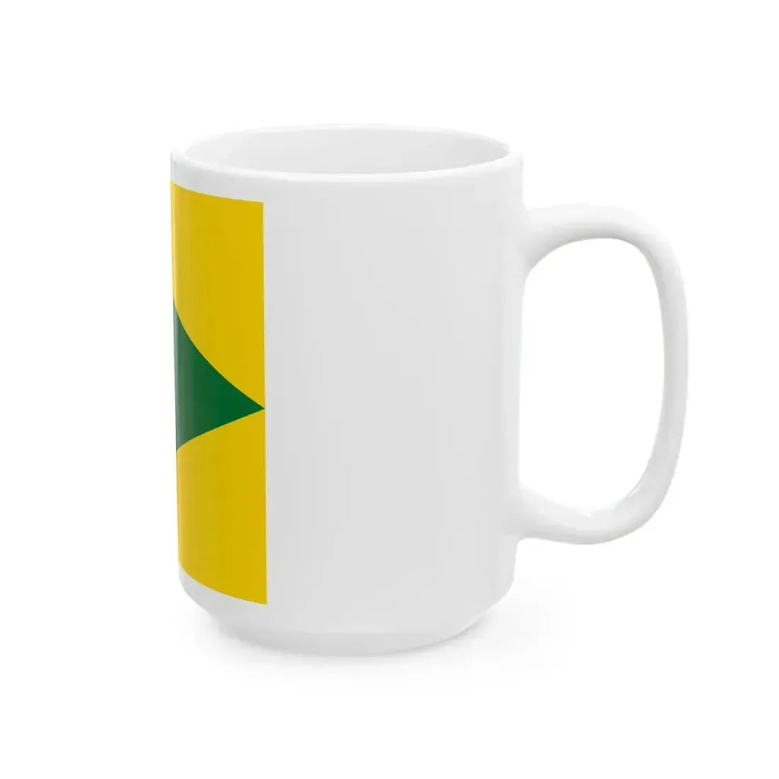 Flag of Dmytrivka Kropyvnytskyi Raion (Ukraine) White Coffee Mug - Go Mug Yourself
