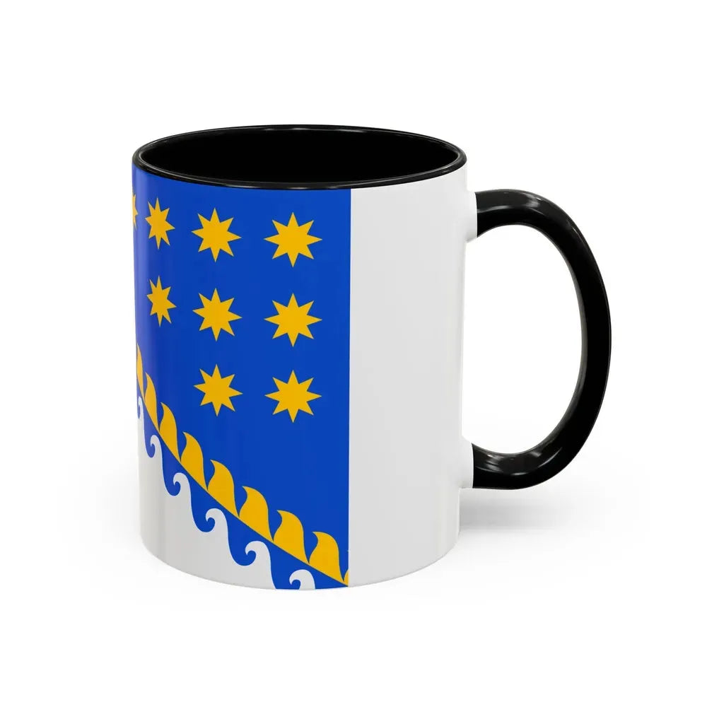 Flag of Dnipropetrovsk Oblast Ukraine - Accent Coffee Mug - Go Mug Yourself