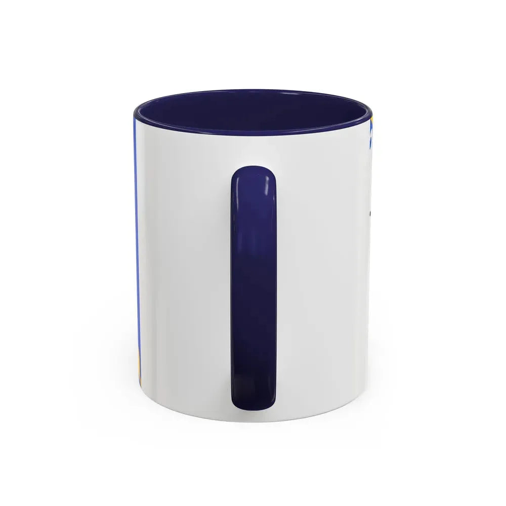 Flag of Dnipropetrovsk Oblast Ukraine - Accent Coffee Mug - Go Mug Yourself