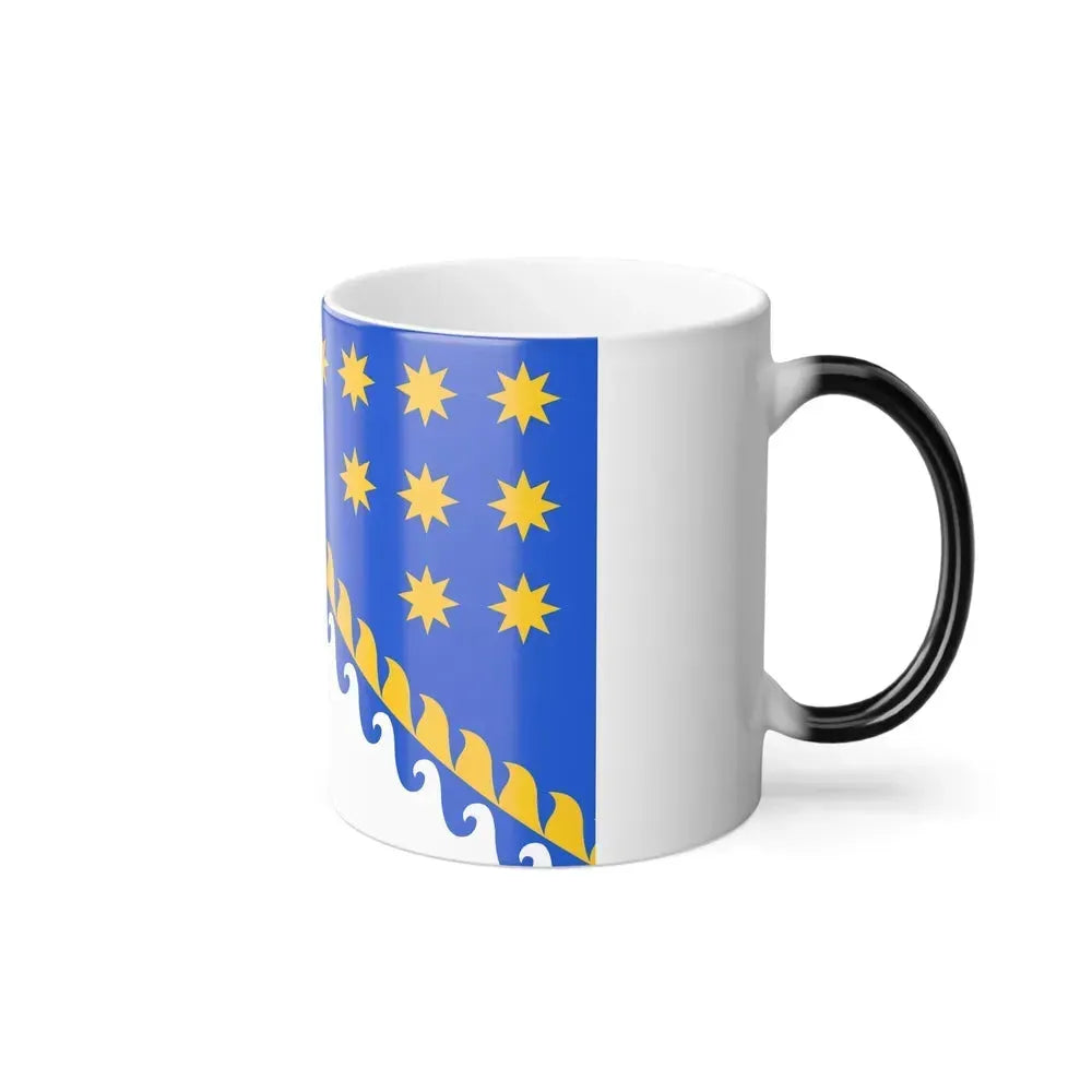 Flag of Dnipropetrovsk Oblast Ukraine - Color Changing Coffee Mug - Go Mug Yourself