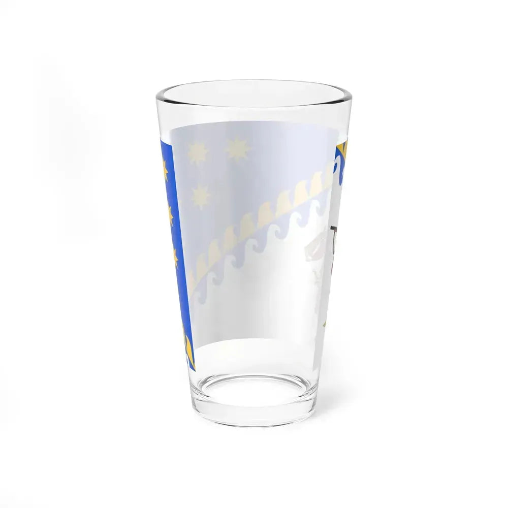 Flag of Dnipropetrovsk Oblast Ukraine - Pint Glass 16oz - Go Mug Yourself