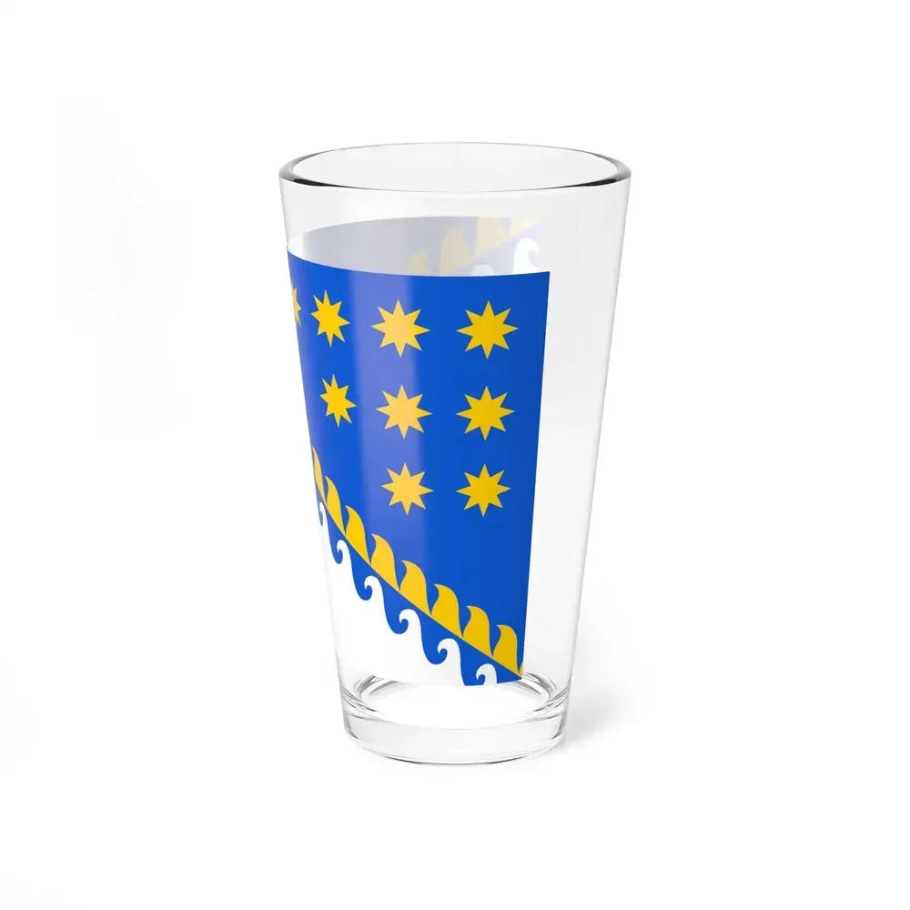 Flag of Dnipropetrovsk Oblast Ukraine - Pint Glass 16oz - Go Mug Yourself