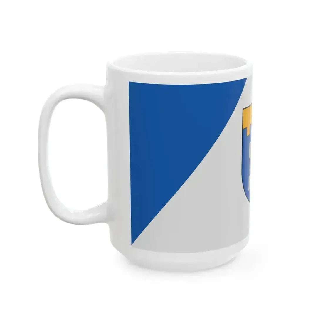 Flag of Dobeles novads (Latvia) White Coffee Mug - Go Mug Yourself