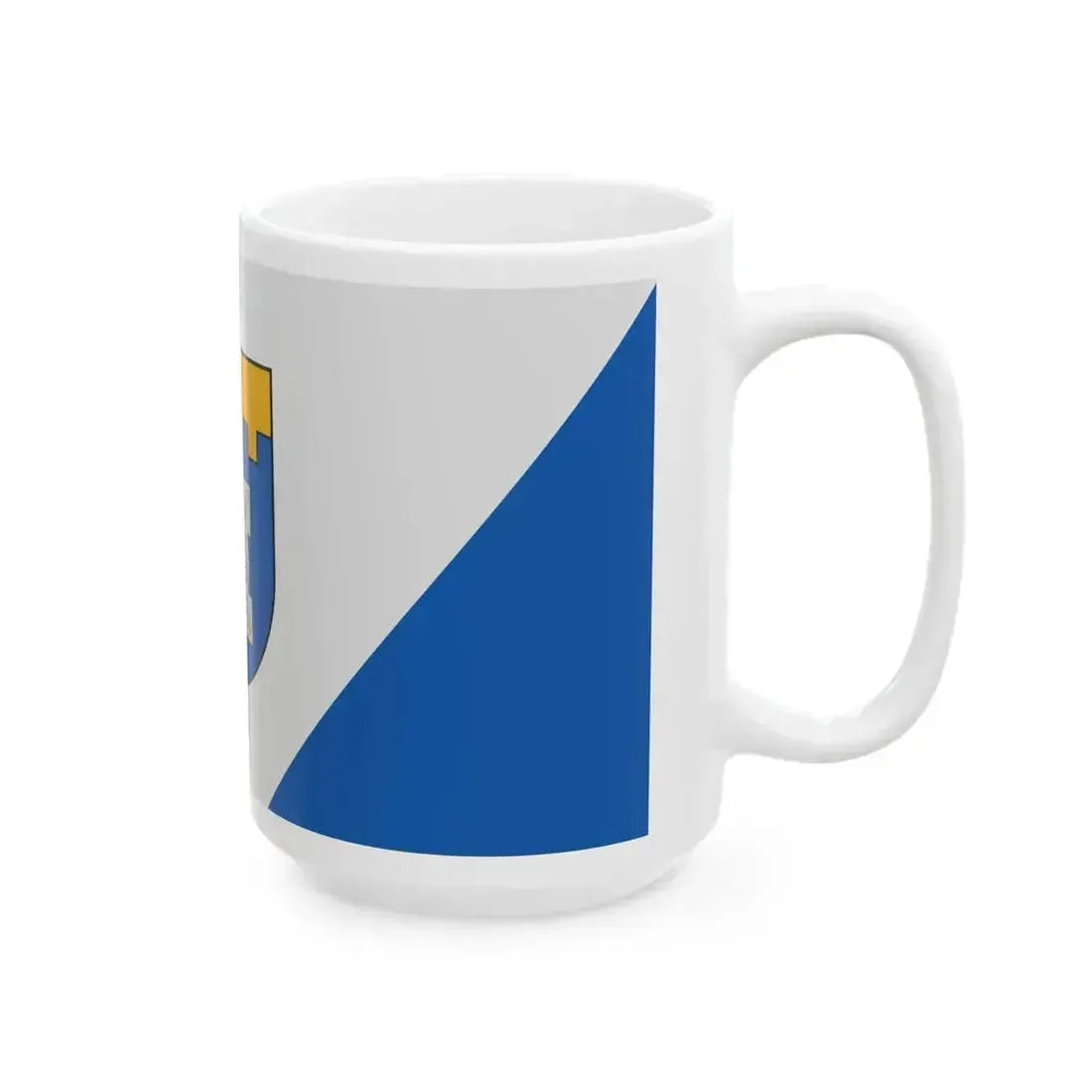 Flag of Dobeles novads (Latvia) White Coffee Mug - Go Mug Yourself