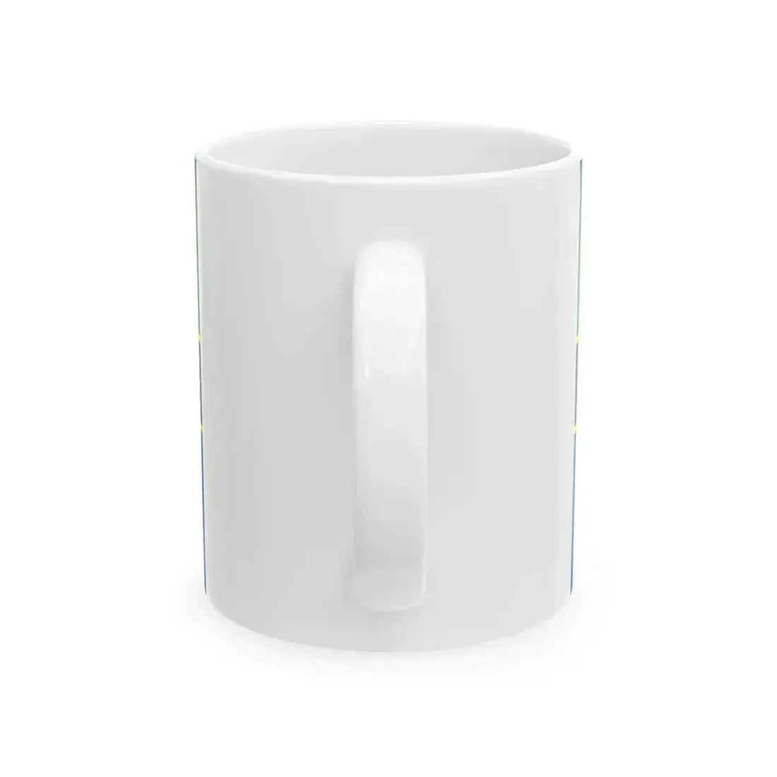 Flag of Dobropillia raion (Ukraine) White Coffee Mug - Go Mug Yourself