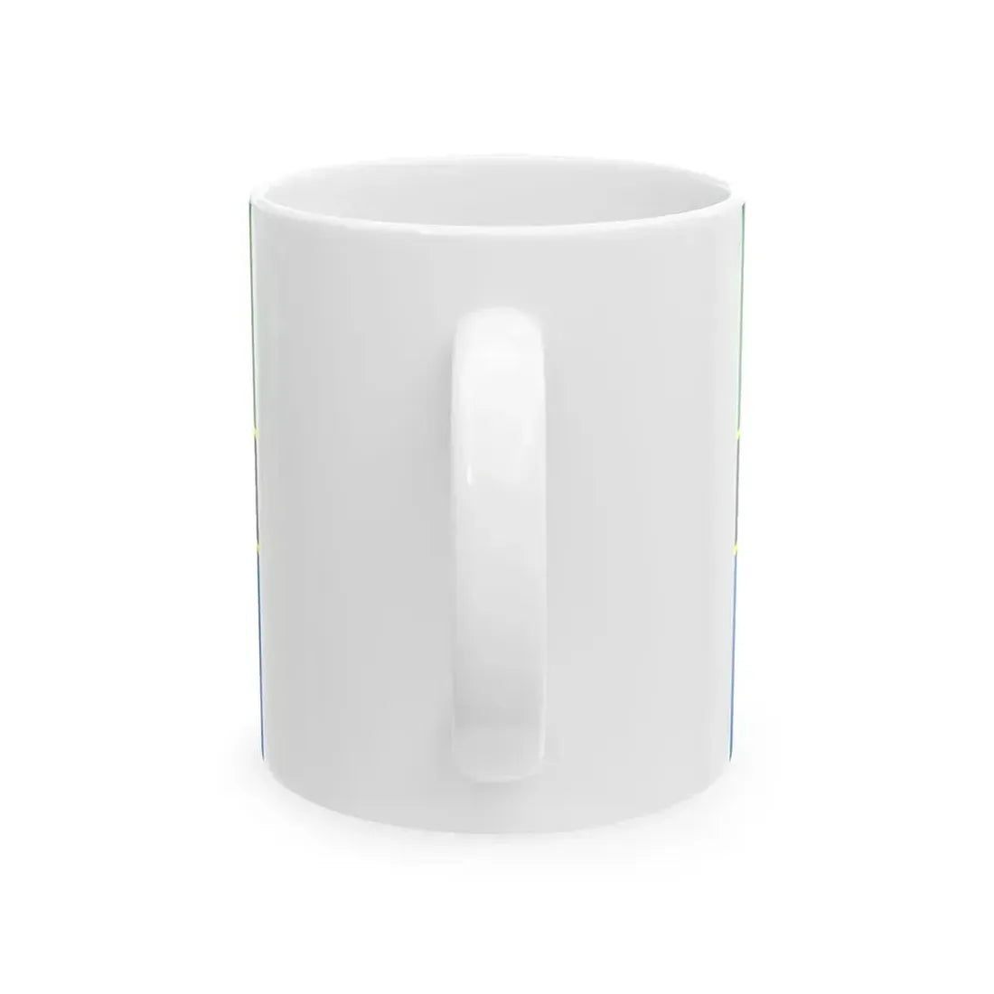 Flag of Dobropillia raion (Ukraine) White Coffee Mug - Go Mug Yourself