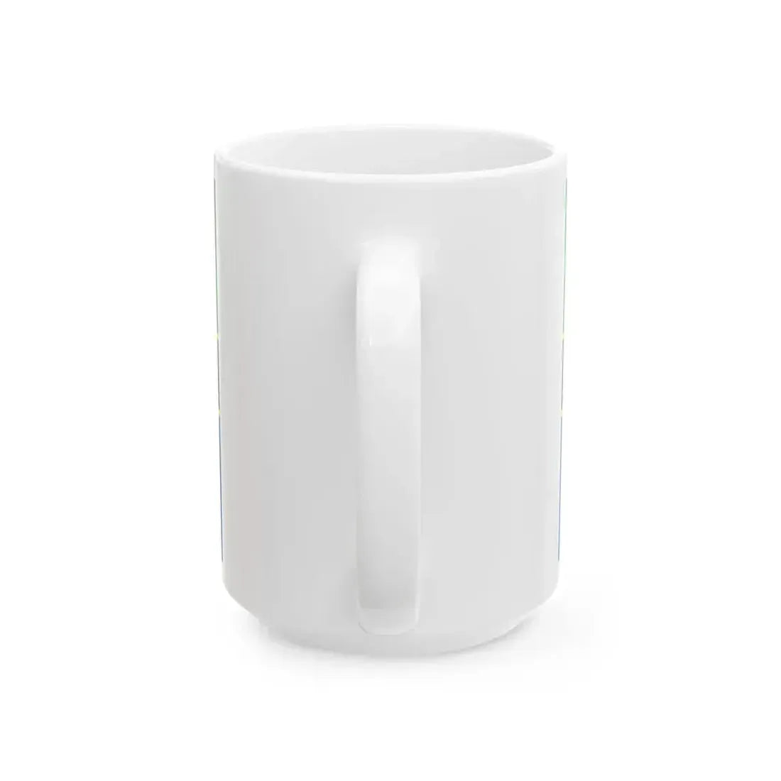 Flag of Dobropillia raion (Ukraine) White Coffee Mug - Go Mug Yourself