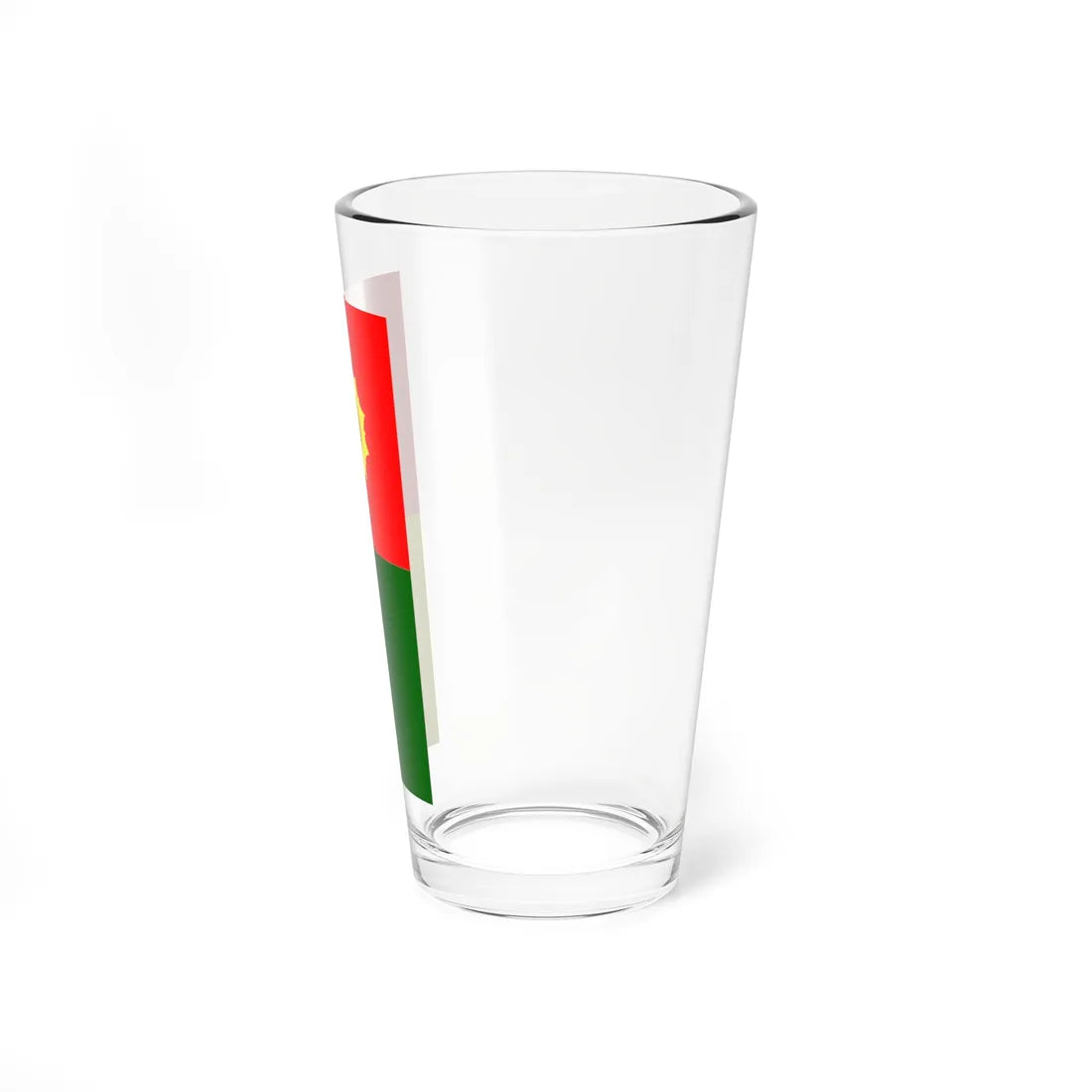 Flag of Dobruševo vertical (North Macedonia) Pint Glass 16oz - Go Mug Yourself