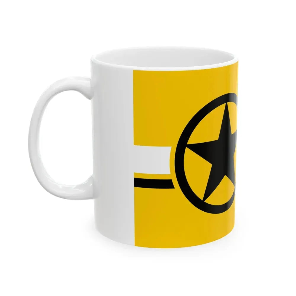 Flag of Dodge City Kansas (United States) White Coffee Mug - Go Mug Yourself