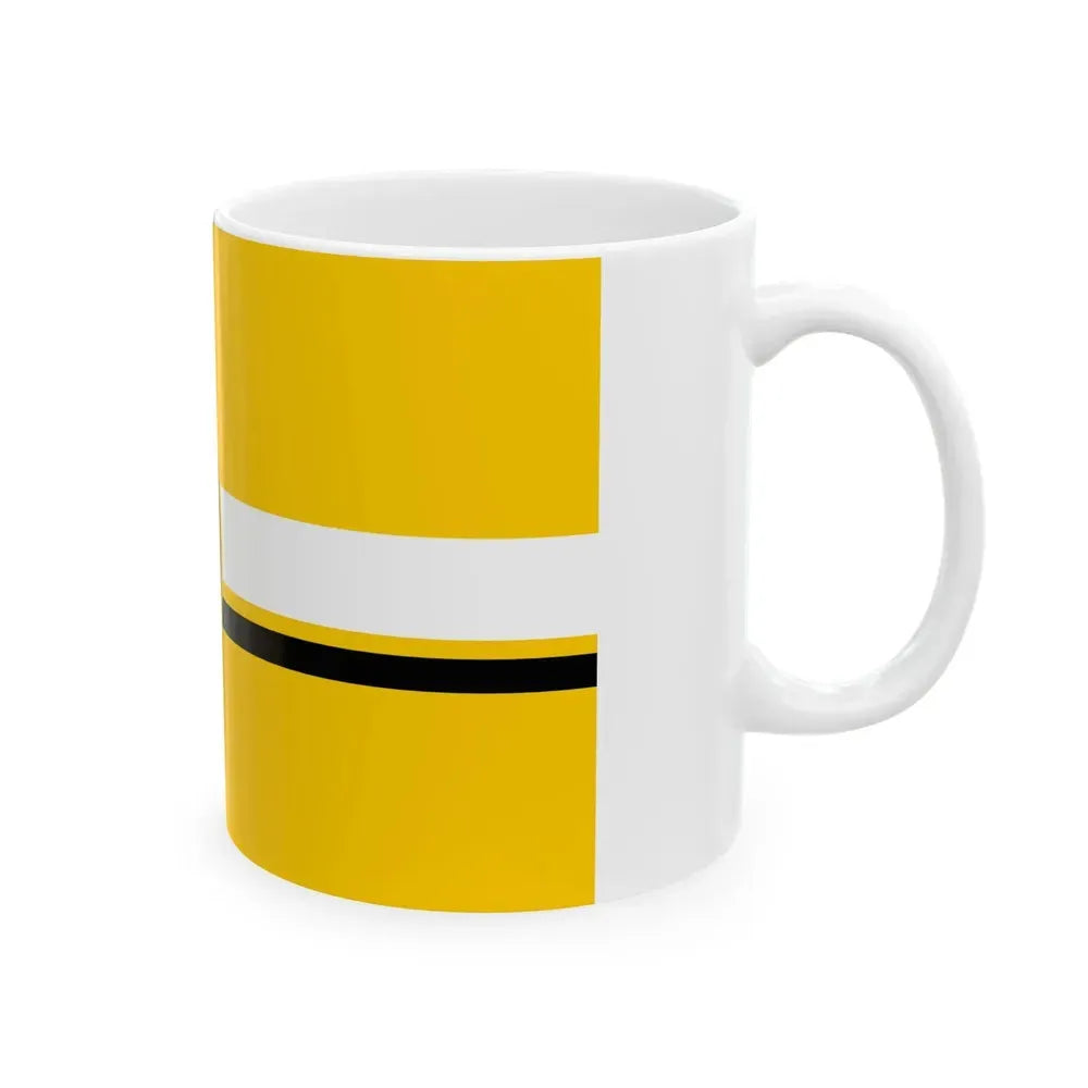 Flag of Dodge City Kansas (United States) White Coffee Mug - Go Mug Yourself