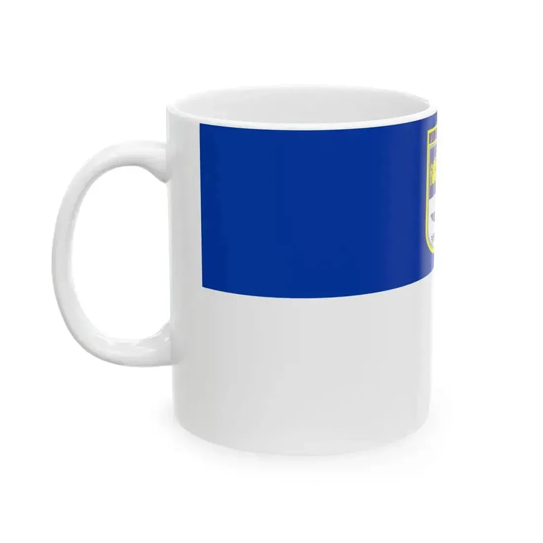 Flag of Dojran Municipality North Macedonia (North Macedonia) White Coffee Mug - Go Mug Yourself
