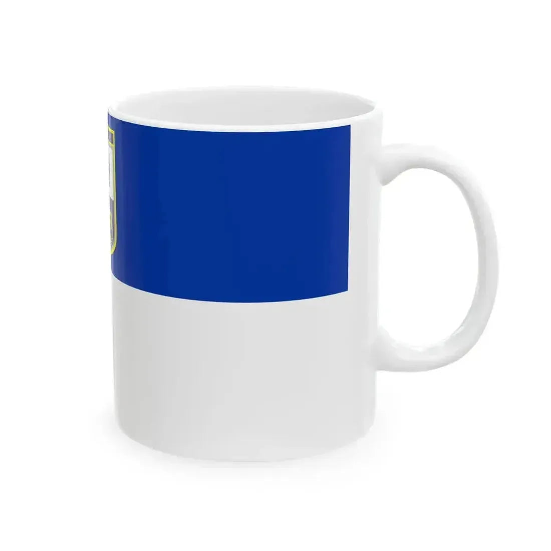 Flag of Dojran Municipality North Macedonia (North Macedonia) White Coffee Mug - Go Mug Yourself
