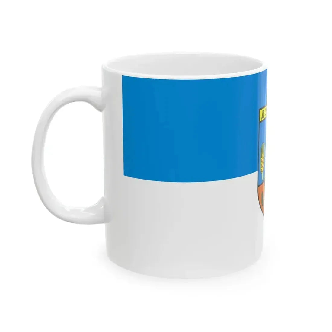 Flag of Dolneni Municipality North Macedonia (North Macedonia) White Coffee Mug - Go Mug Yourself