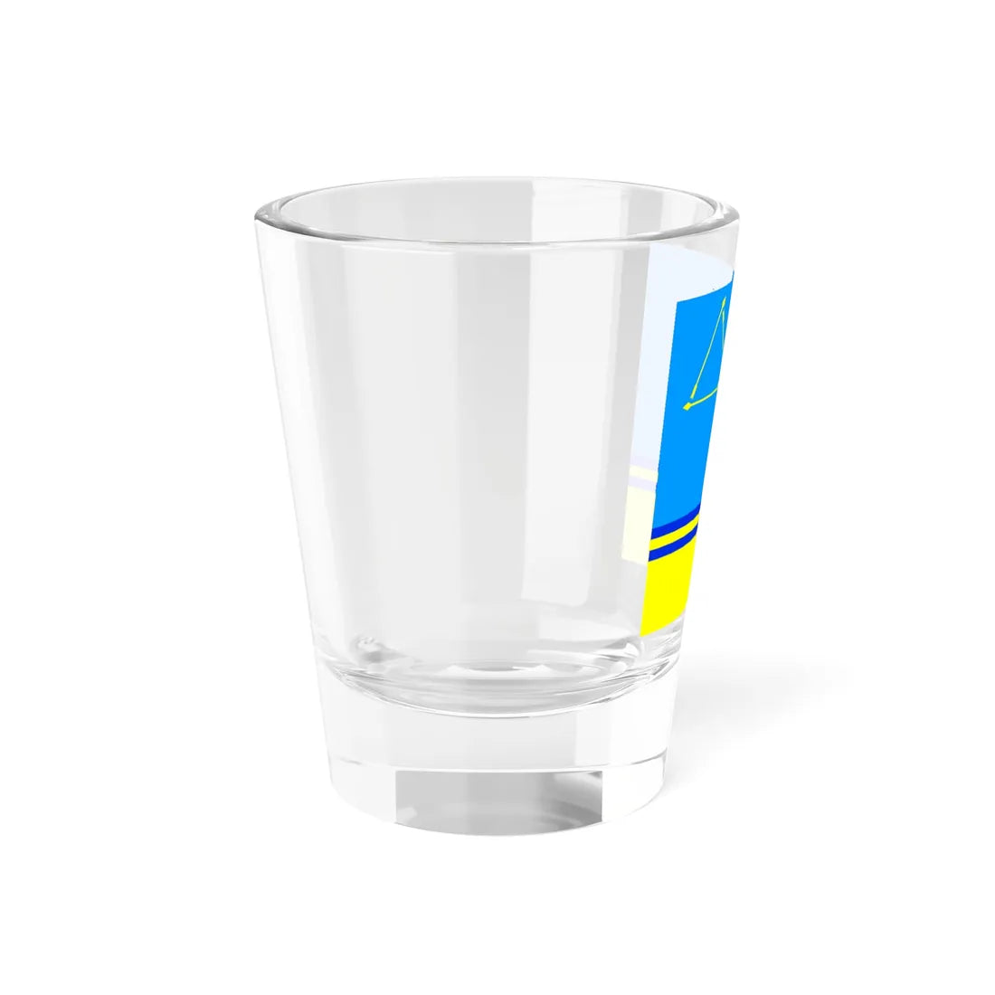 Flag of Dolynska (Ukraine) Shot Glass 1.5oz - Go Mug Yourself