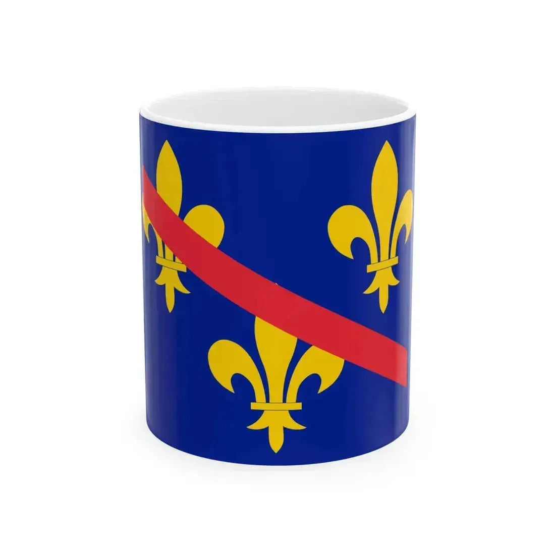 Flag of Dombes (France) White Coffee Mug 11oz - Go Mug Yourself
