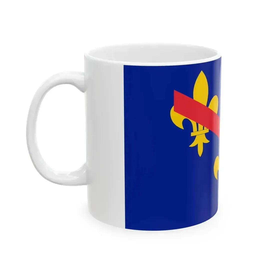Flag of Dombes (France) White Coffee Mug - Go Mug Yourself