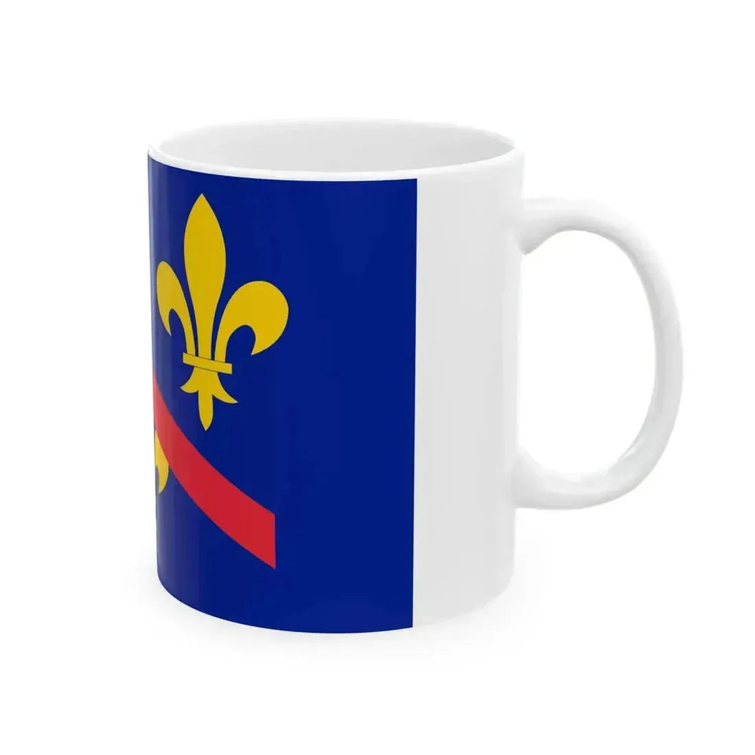 Flag of Dombes (France) White Coffee Mug - Go Mug Yourself