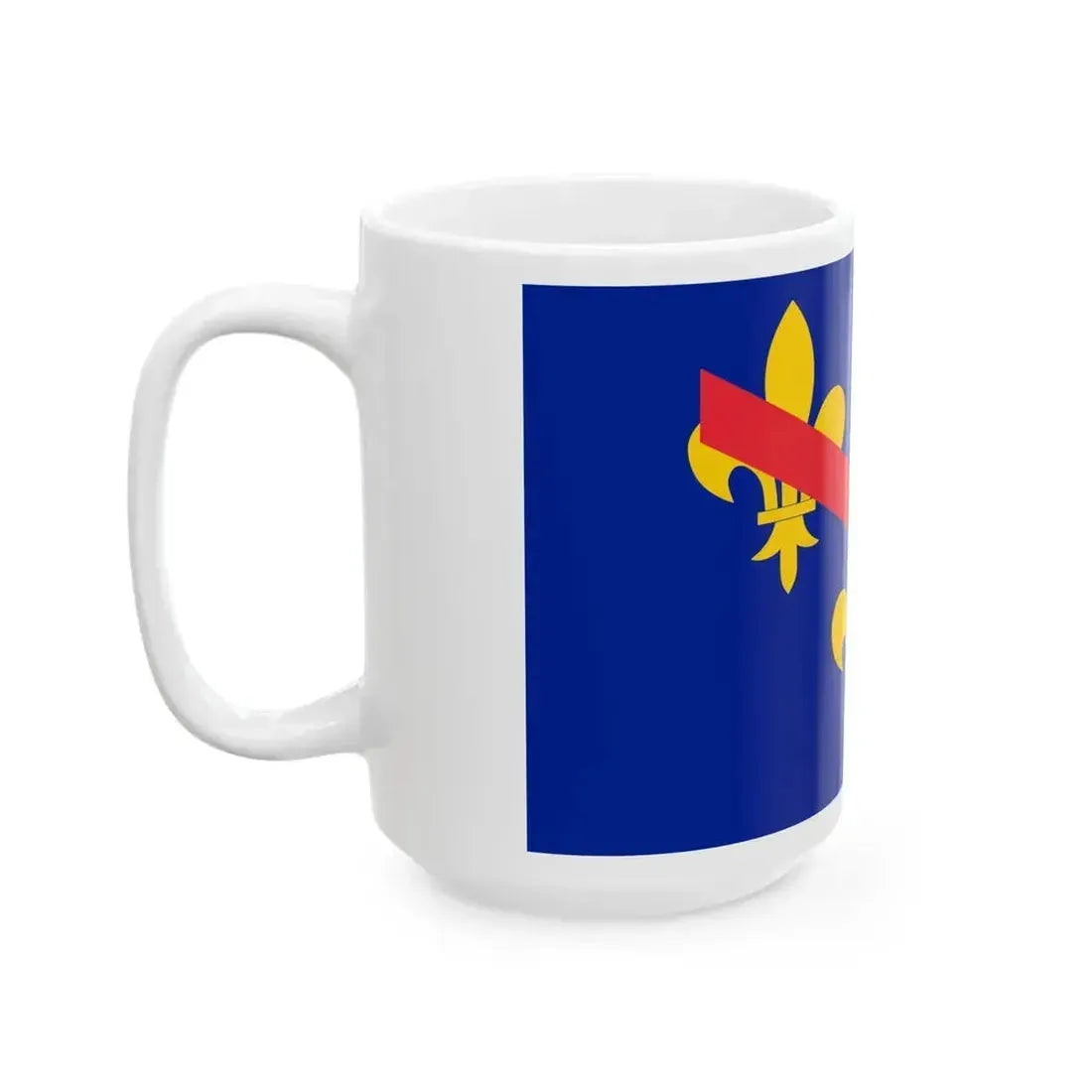 Flag of Dombes (France) White Coffee Mug - Go Mug Yourself