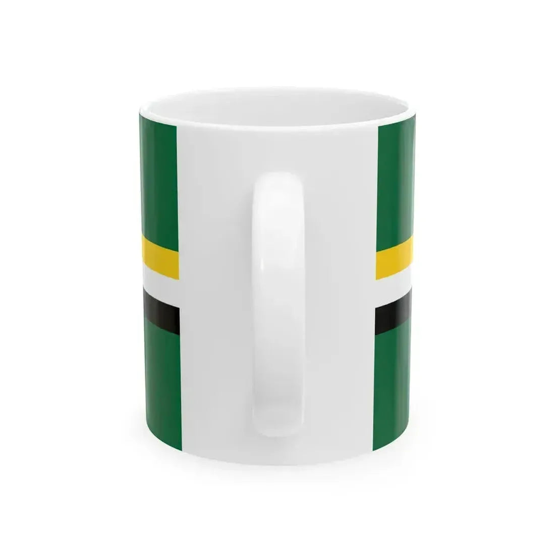 Flag of Dominica 1978-1981 (Dominica) White Coffee Mug - Go Mug Yourself