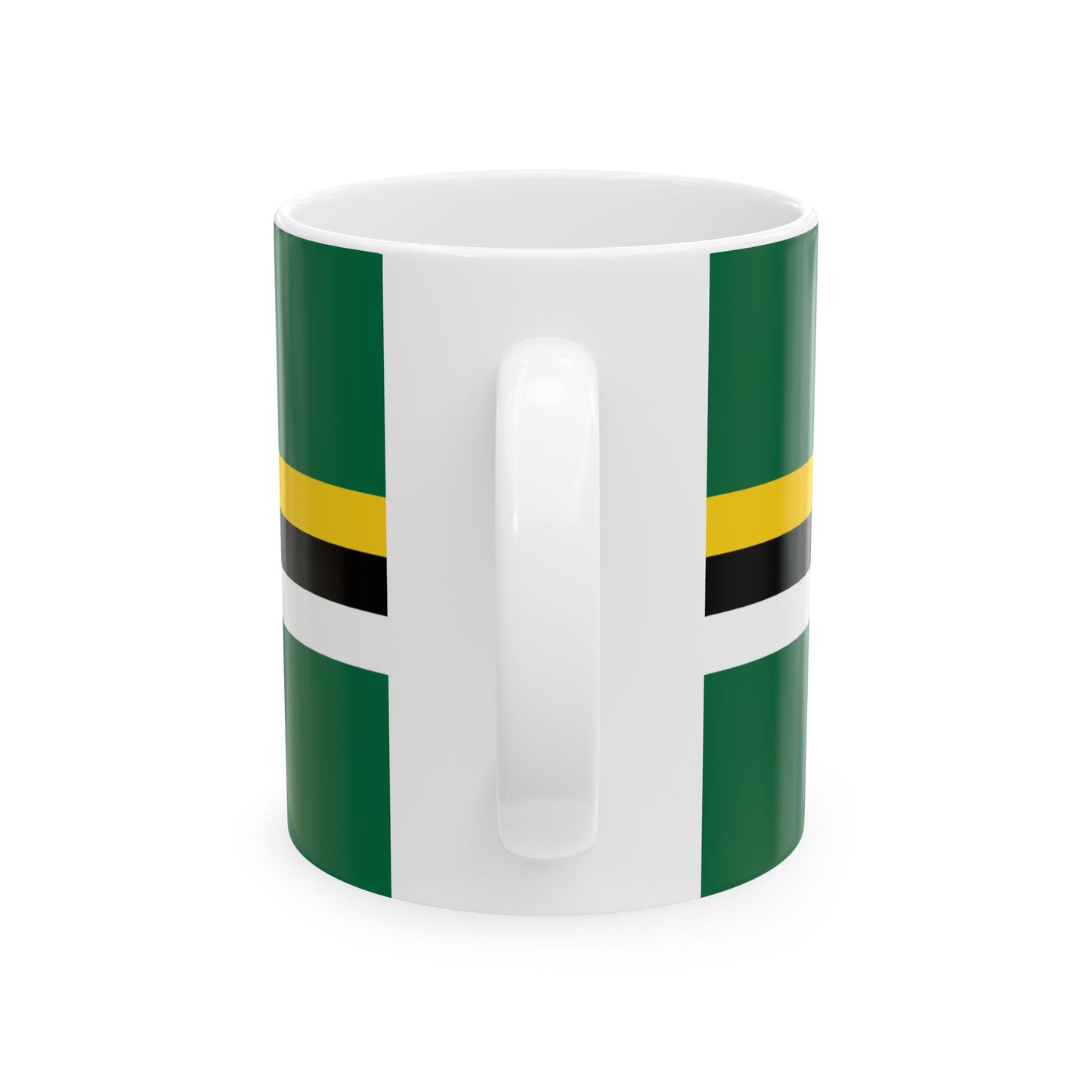 Flag of Dominica 1981-1988 (Dominica) White Coffee Mug-Go Mug Yourself
