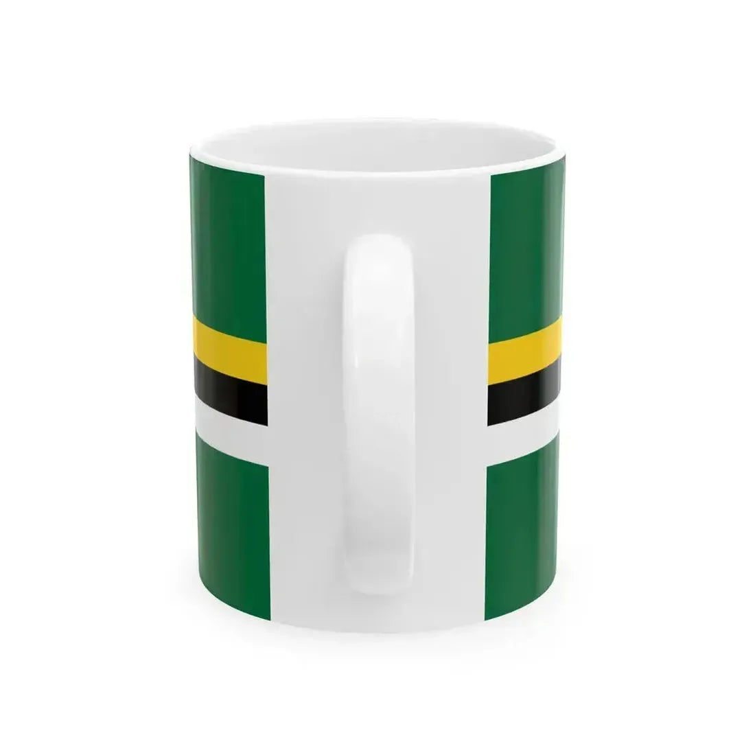 Flag of Dominica 1981-1988 (Dominica) White Coffee Mug - Go Mug Yourself