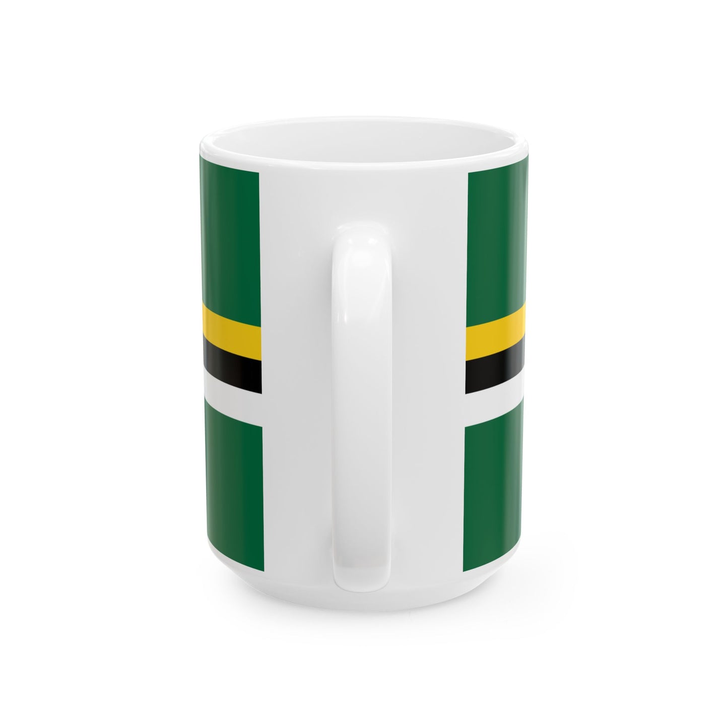 Flag of Dominica 1981-1988 (Dominica) White Coffee Mug-Go Mug Yourself