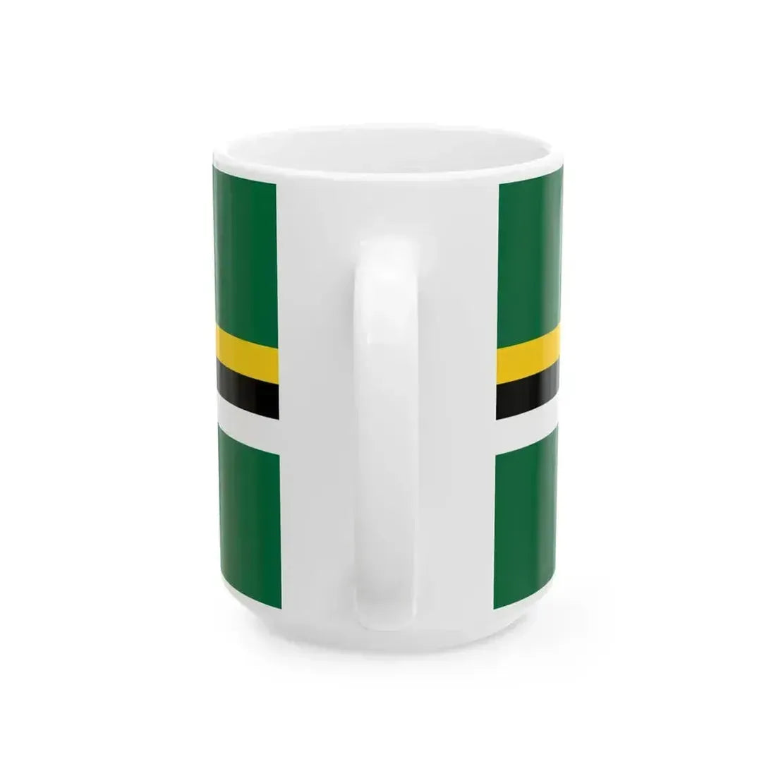 Flag of Dominica 1981-1988 (Dominica) White Coffee Mug - Go Mug Yourself