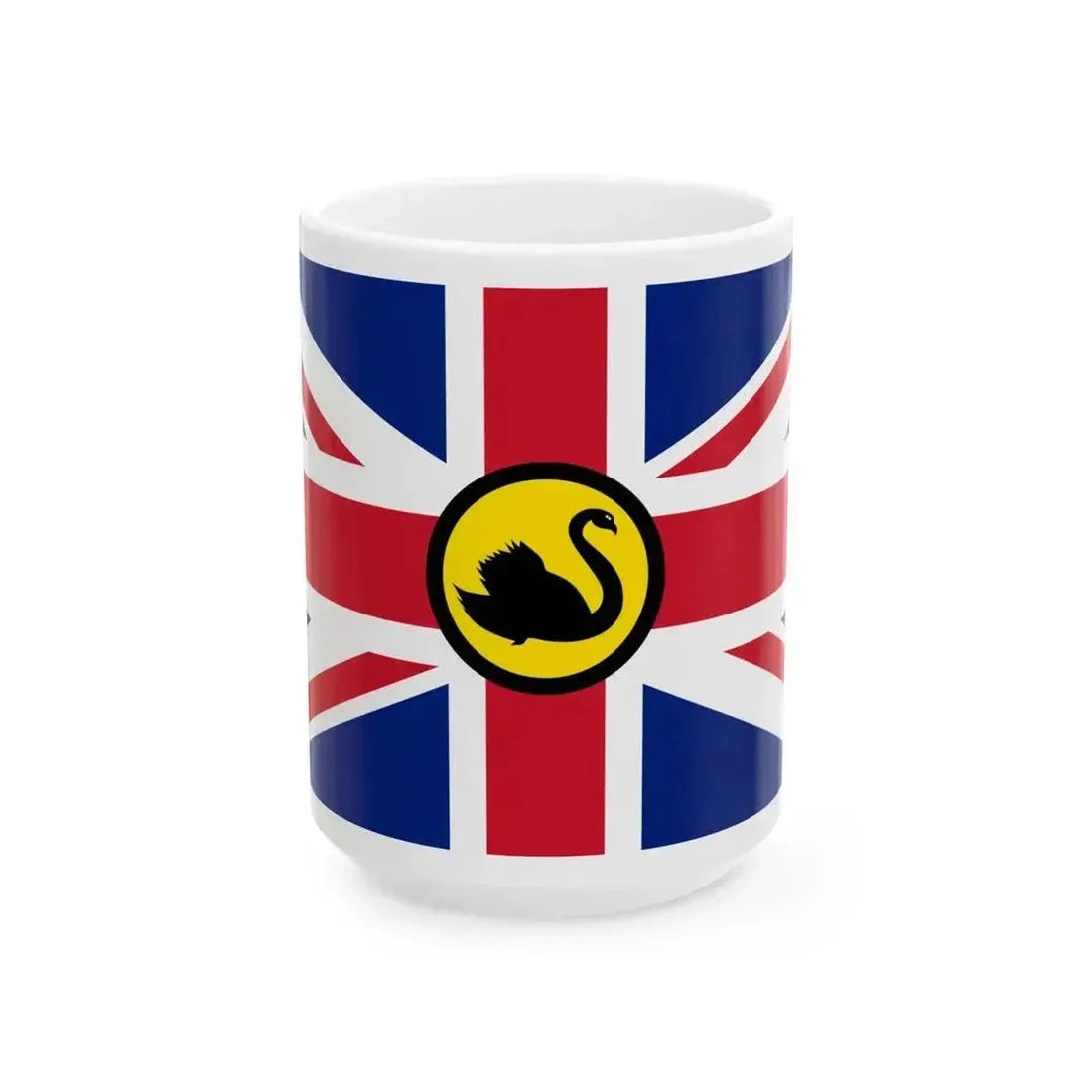 Flag of Dominion of Westralia secession movement (Australia) White Coffee Mug 15oz - Go Mug Yourself