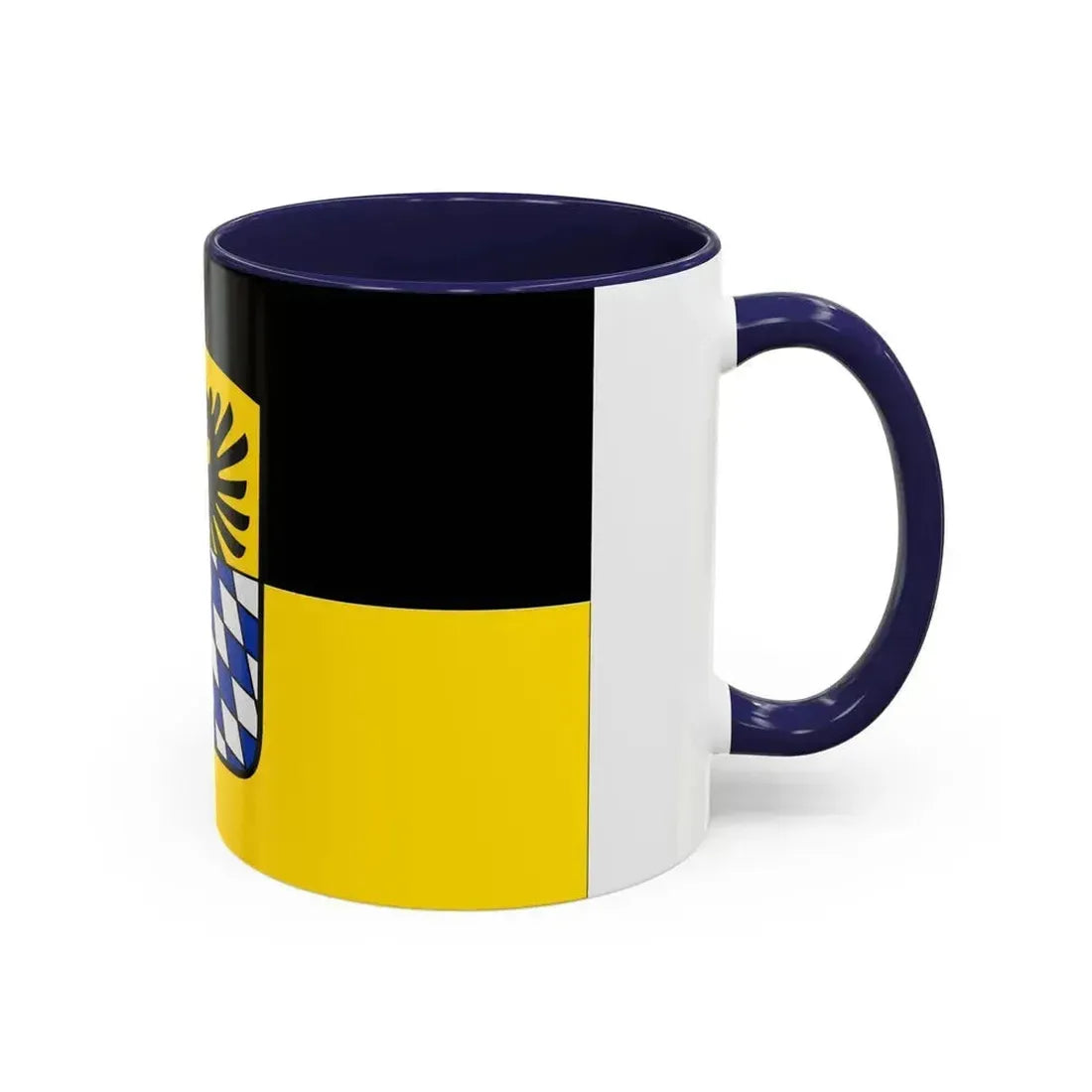Flag of Donau Ries Germany - Accent Coffee Mug - Go Mug Yourself
