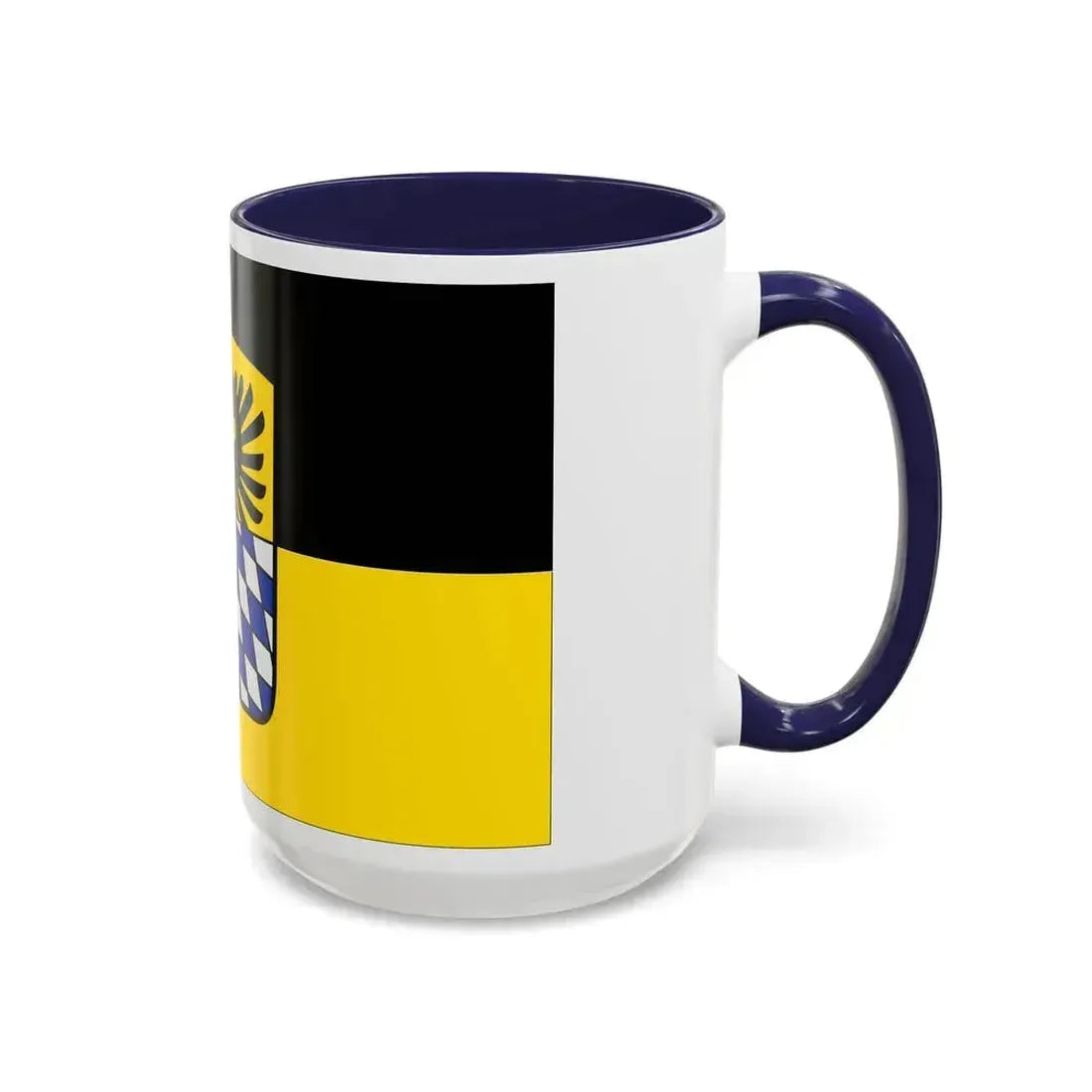 Flag of Donau Ries Germany - Accent Coffee Mug - Go Mug Yourself