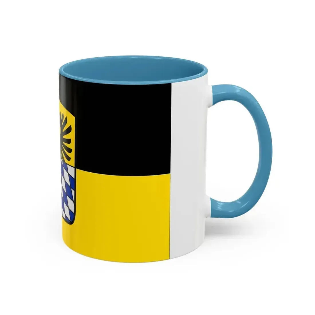 Flag of Donau Ries Germany - Accent Coffee Mug - Go Mug Yourself