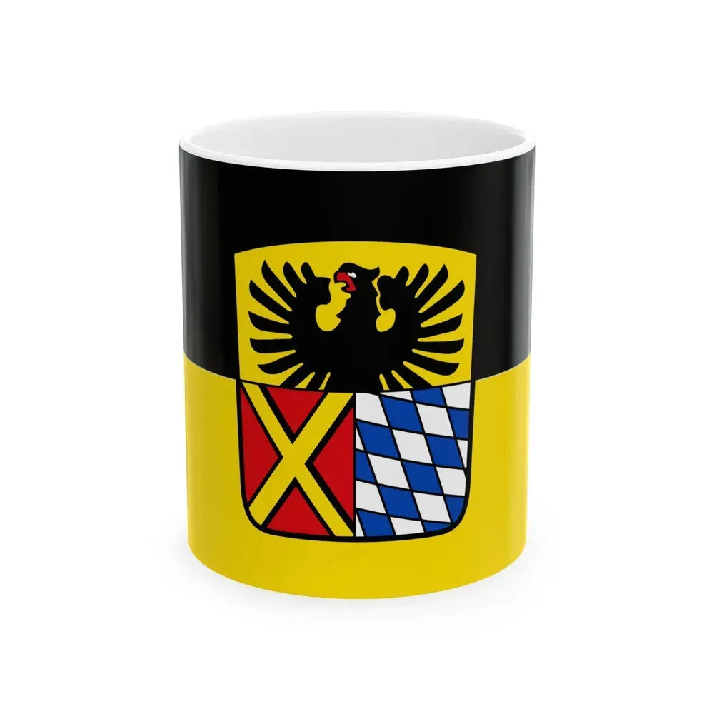 Flag of Donau Ries Germany - White Coffee Mug 11oz - Go Mug Yourself