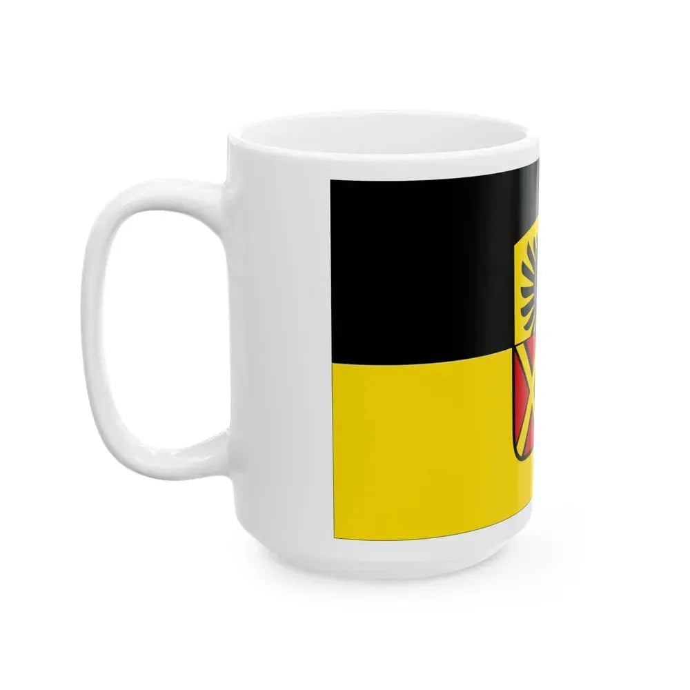 Flag of Donau Ries Germany - White Coffee Mug - Go Mug Yourself