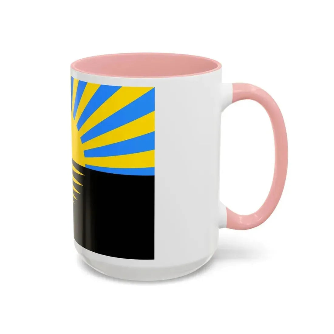 Flag of Donetsk Oblast Ukraine - Accent Coffee Mug - Go Mug Yourself