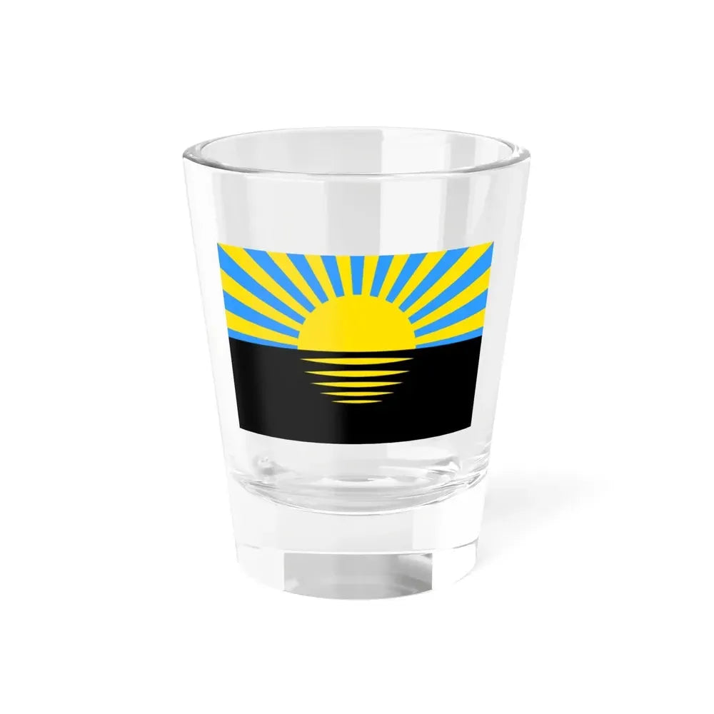 Flag of Donetsk Oblast Ukraine - Shot Glass 1.5oz 1.5oz - Go Mug Yourself