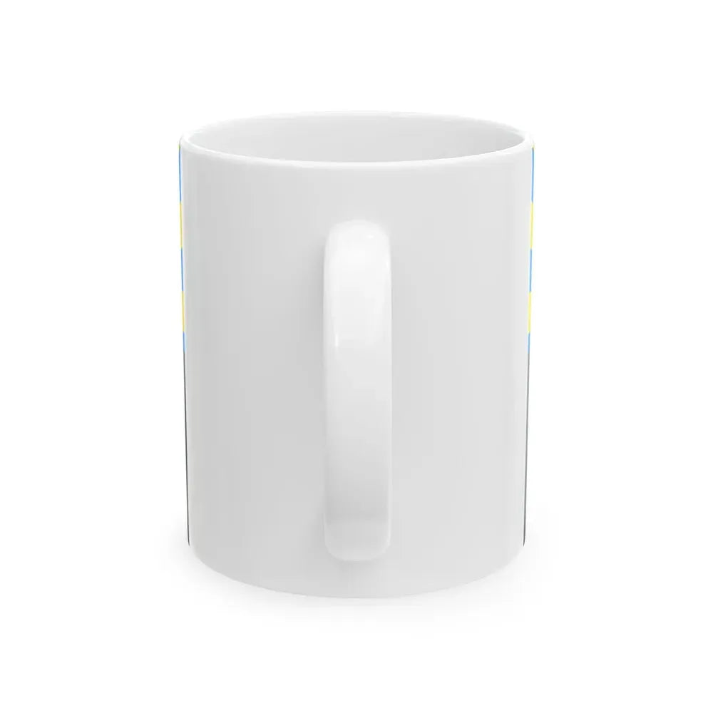 Flag of Donetsk Oblast Ukraine - White Coffee Mug - Go Mug Yourself