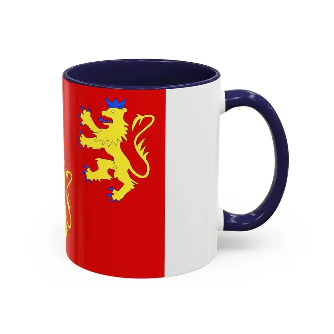 Flag of Dordogne France 2 - Accent Coffee Mug - Go Mug Yourself