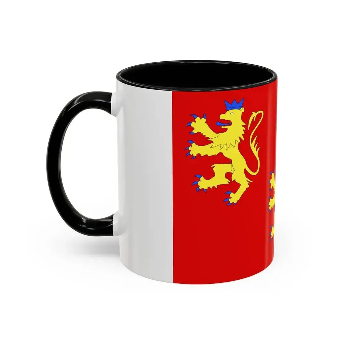 Flag of Dordogne France 2 - Accent Coffee Mug - Go Mug Yourself