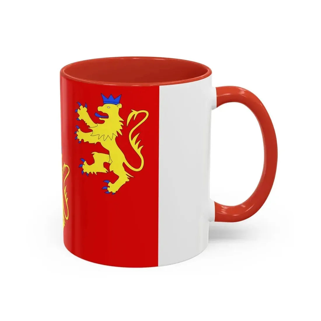 Flag of Dordogne France 2 - Accent Coffee Mug - Go Mug Yourself
