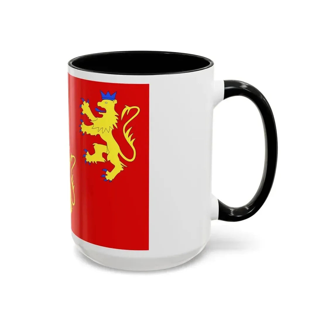 Flag of Dordogne France 2 - Accent Coffee Mug - Go Mug Yourself