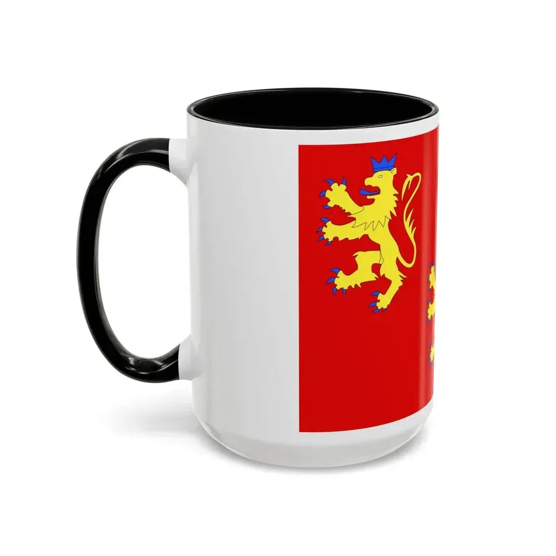 Flag of Dordogne France 2 - Accent Coffee Mug - Go Mug Yourself