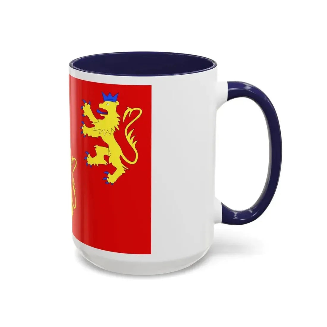 Flag of Dordogne France 2 - Accent Coffee Mug - Go Mug Yourself