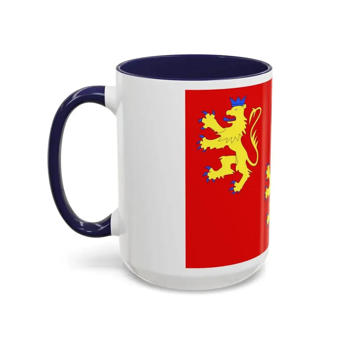 Flag of Dordogne France 2 - Accent Coffee Mug - Go Mug Yourself
