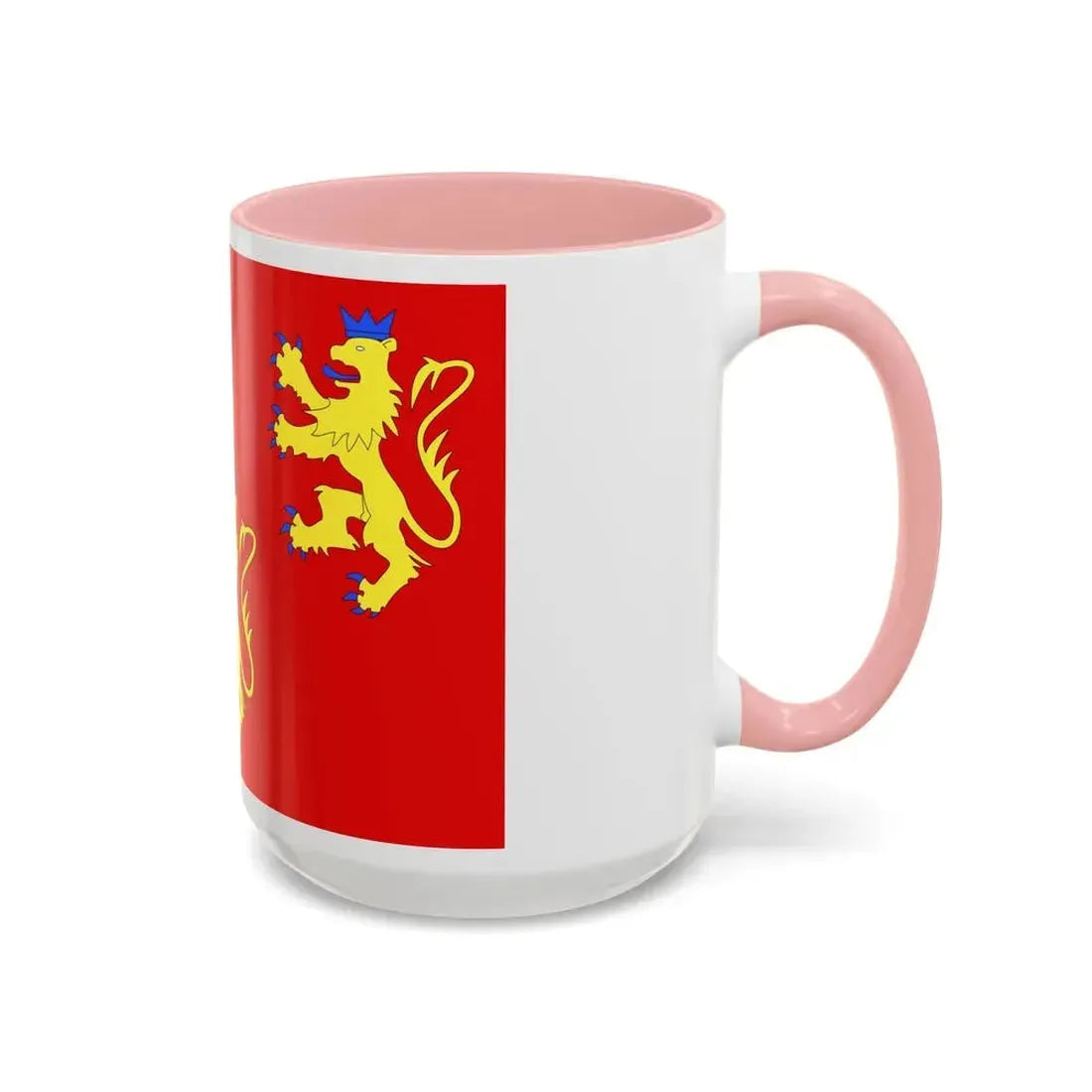 Flag of Dordogne France 2 - Accent Coffee Mug - Go Mug Yourself