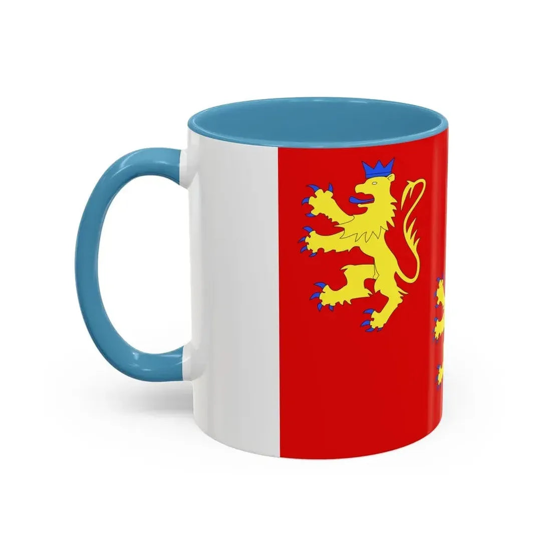 Flag of Dordogne France 2 - Accent Coffee Mug - Go Mug Yourself